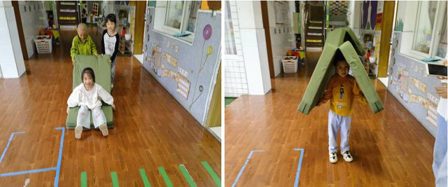 江安县阳春镇踏水桥幼儿园开展“趣玩垫子 健康你我”体育游熊猫体育戏活动(图2)