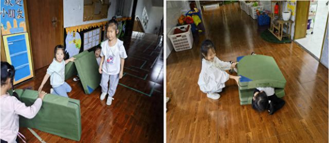 江安县阳春镇踏水桥幼儿园开展“趣玩垫子 健康你我”体育游熊猫体育戏活动(图1)